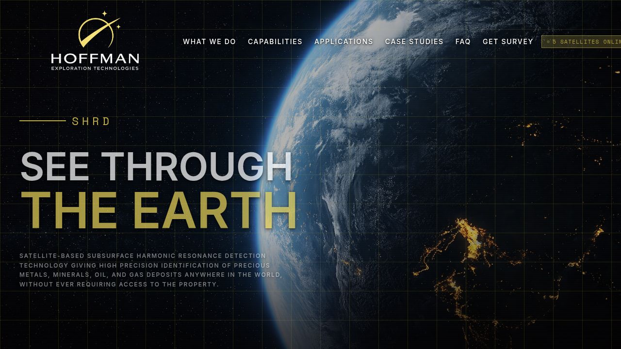 Hoffman Exploration Technologies | AMRT Satellite Mineral & Resource ...